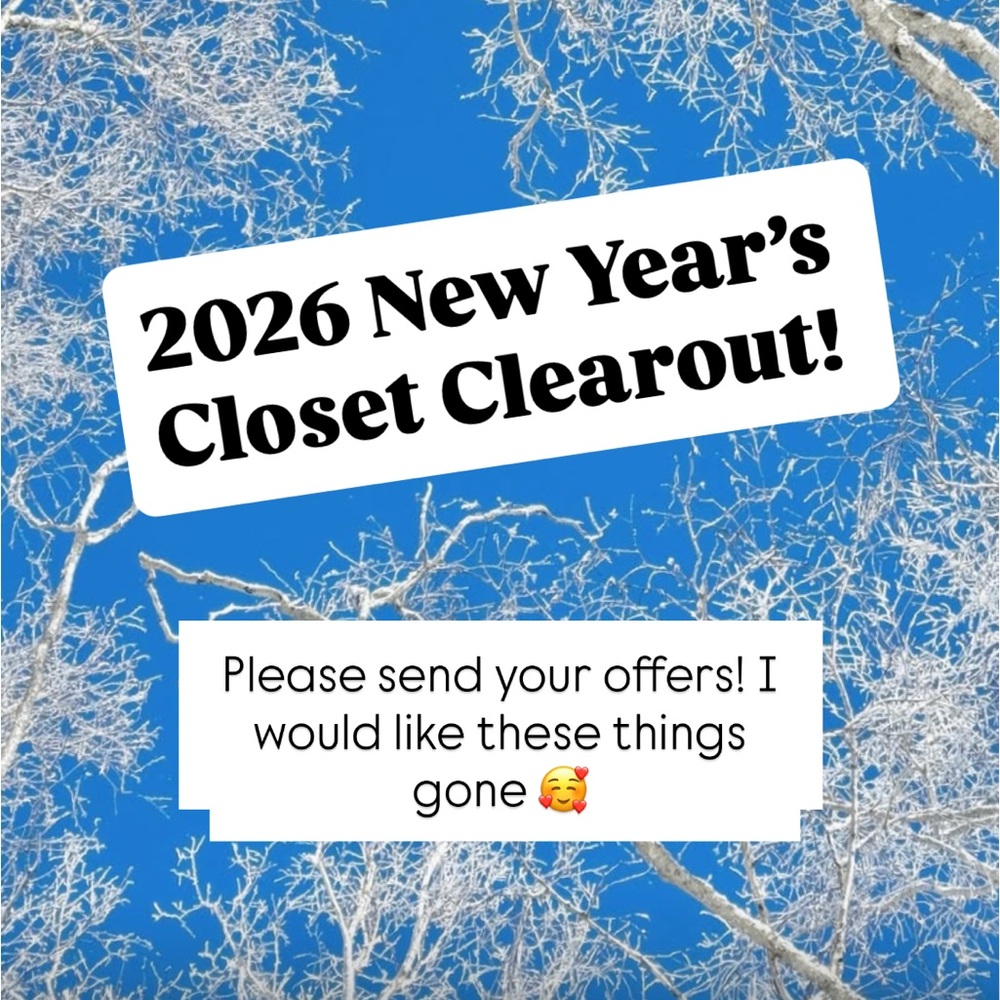 New Years Closet Clearout!
